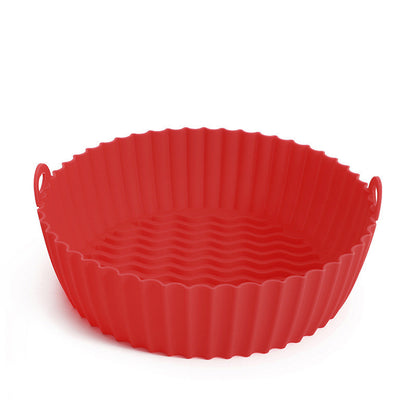 Silicone Basket Liner for Air Fryer - Reusable, Canister-Shaped Protector and Baking Mold