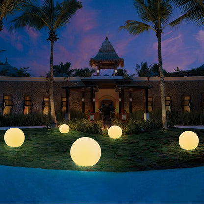 LED Luminous Ball Lights - Outdoor Waterproof Colorful Lights for Lawn, Garden, and Swimming Pool