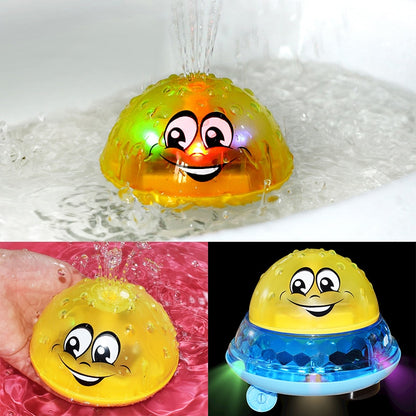 Spraying Water Bath Toy with Lights