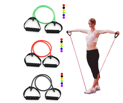 Latex Resistance Bands for Workout, Exercise & Fitness
