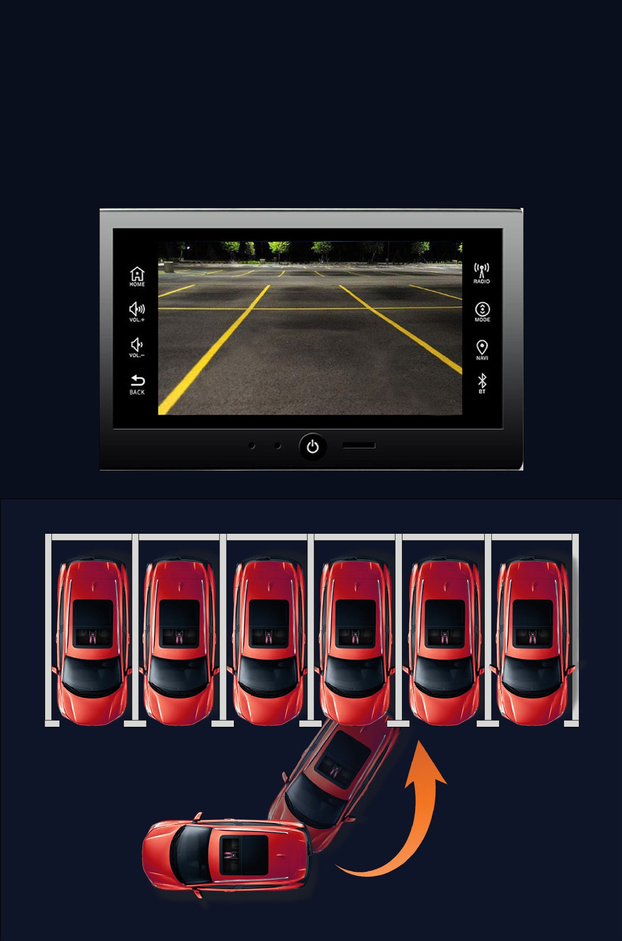 Car Reversing Dedicated Rear View Camera