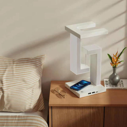 Smartphone Wireless Charging Suspension Table Lamp - Floating Design