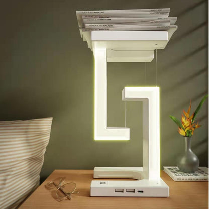 Smartphone Wireless Charging Suspension Table Lamp - Floating Design