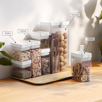 Plastic Sealed Food Storage Canisters