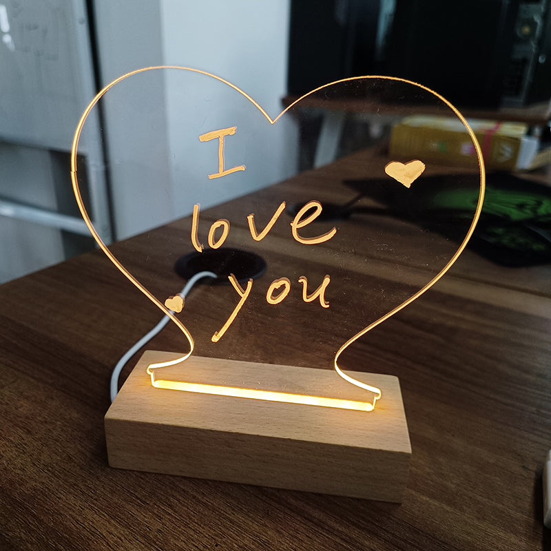 Creative USB Message Board LED Lamp