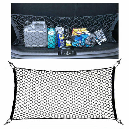 Universal Car Trunk Cargo Net Organiser with 4 Hooks